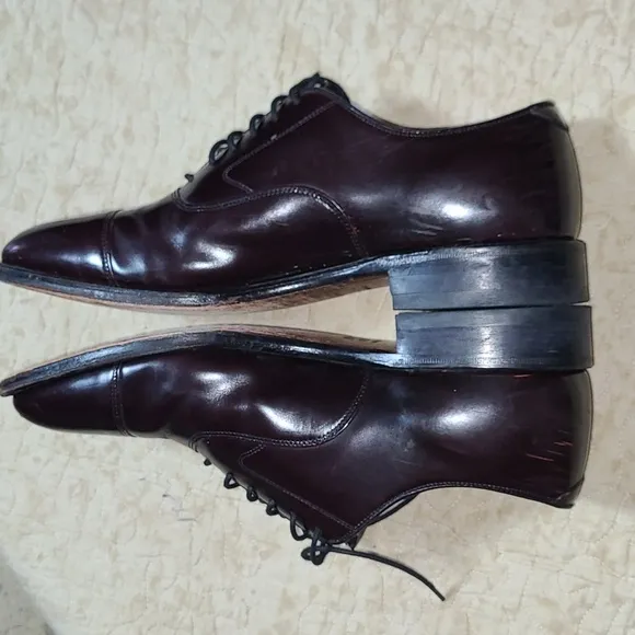 JOHNSTON &amp; MURPHY Melton Dress Oxford Cap Toe Shoes Size 8.5 D