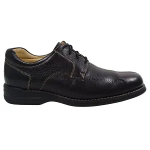 Johnston &amp; Murphy Men’s Shuler Bicycle Full-Grain Black Leather Shoes Size 8.5M