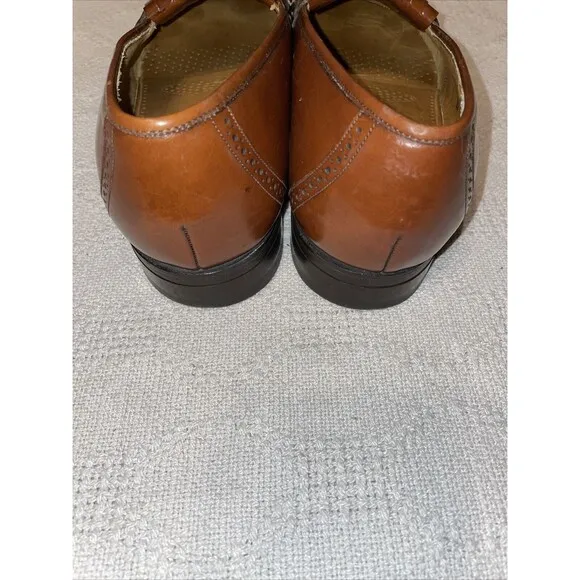 Johnston &amp; Murphy Optima Men’s Dress Shoes Size 10.5 D Brown Leather Business