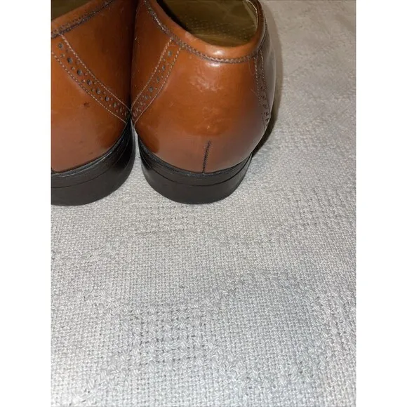 Johnston &amp; Murphy Optima Men’s Dress Shoes Size 10.5 D Brown Leather Business