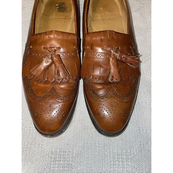 Johnston &amp; Murphy Optima Men’s Dress Shoes Size 10.5 D Brown Leather Business