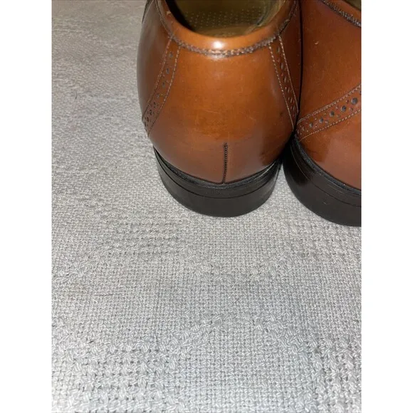 Johnston &amp; Murphy Optima Men’s Dress Shoes Size 10.5 D Brown Leather Business