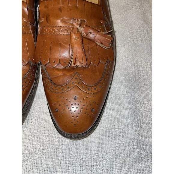 Johnston &amp; Murphy Optima Men’s Dress Shoes Size 10.5 D Brown Leather Business