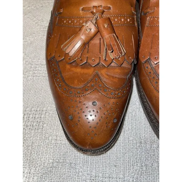 Johnston &amp; Murphy Optima Men’s Dress Shoes Size 10.5 D Brown Leather Business