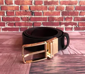 JonasParamount Golden Black and Brown Reversible Mens Leather Belts