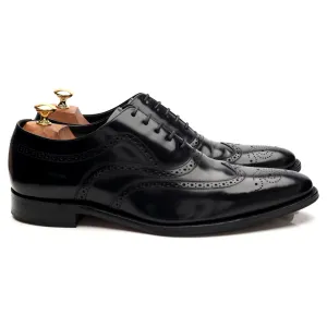 'Jones' Black Leather Oxford Brogue UK 10 F