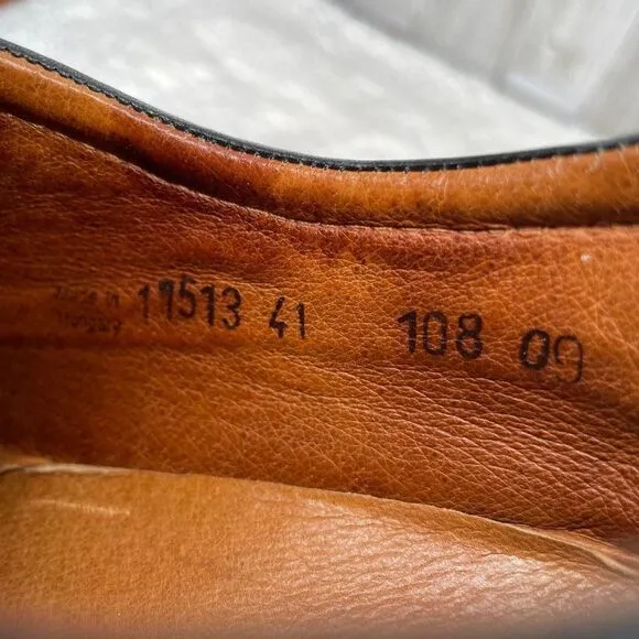 Josef Seibel Men's Brown Leather Shoes Size 41 / US 8