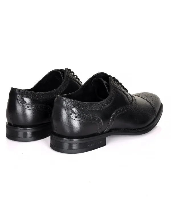 Kenneth Cole Brogues Oxford Lace-up Shoe-Black