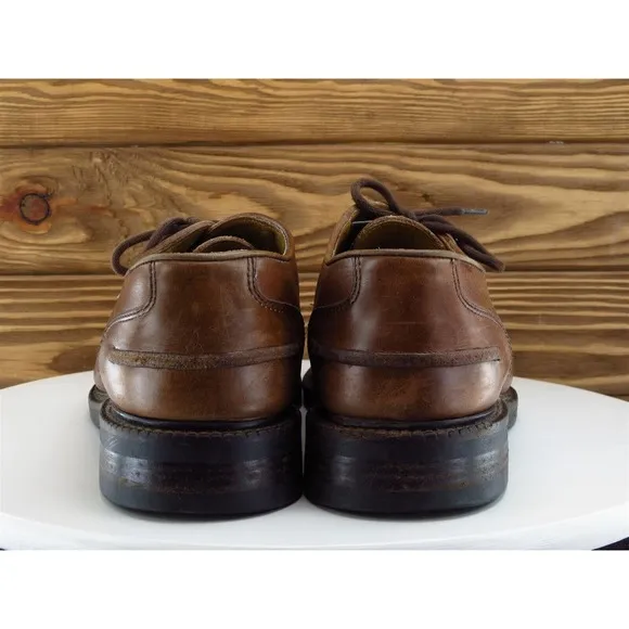 Kenneth Cole Sz 10 Derby Oxfords‎ Brown Leather Men Lace Up New York Medium