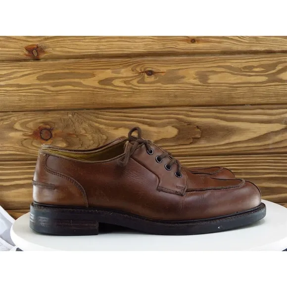 Kenneth Cole Sz 10 Derby Oxfords‎ Brown Leather Men Lace Up New York Medium
