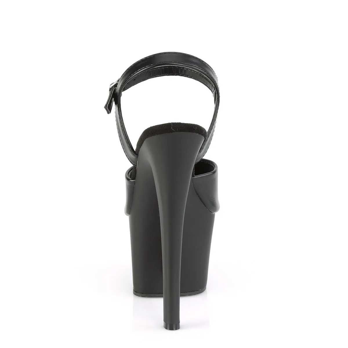 KNUCKS-709  Black Faux Leather/Black Matte