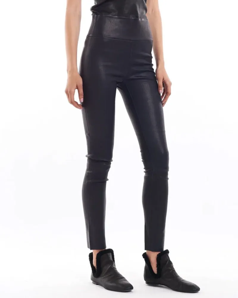 Leather Ankle Legging