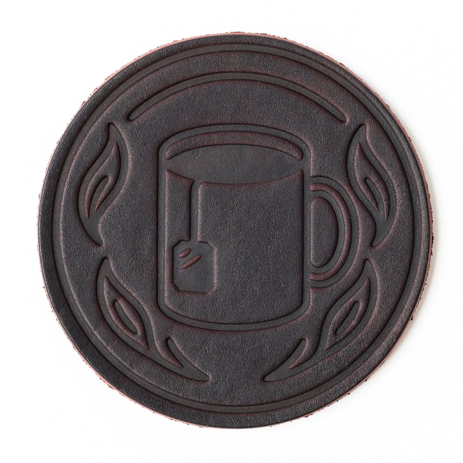 Leather Coasters 4 Pack - Tea