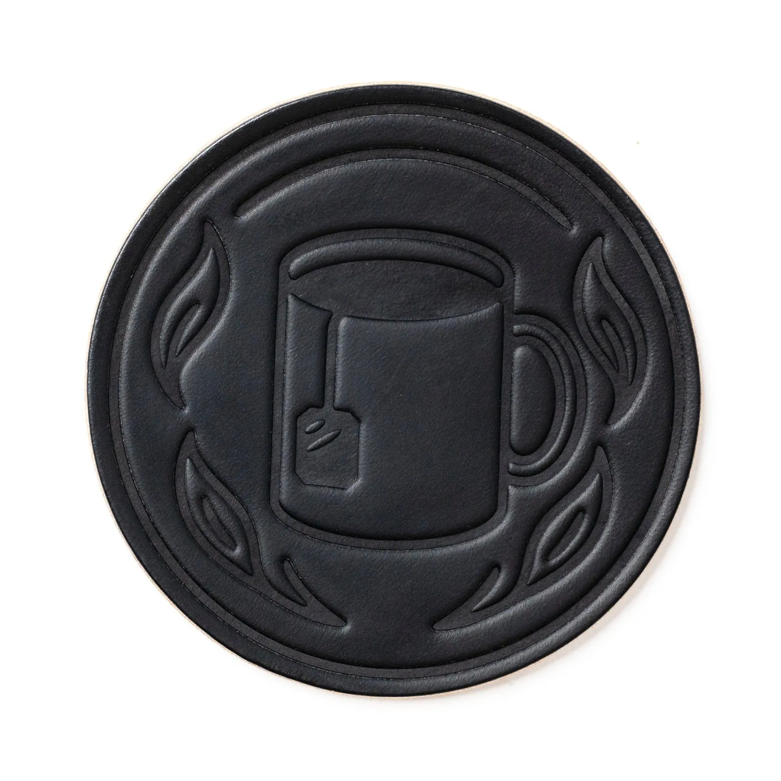 Leather Coasters 4 Pack - Tea
