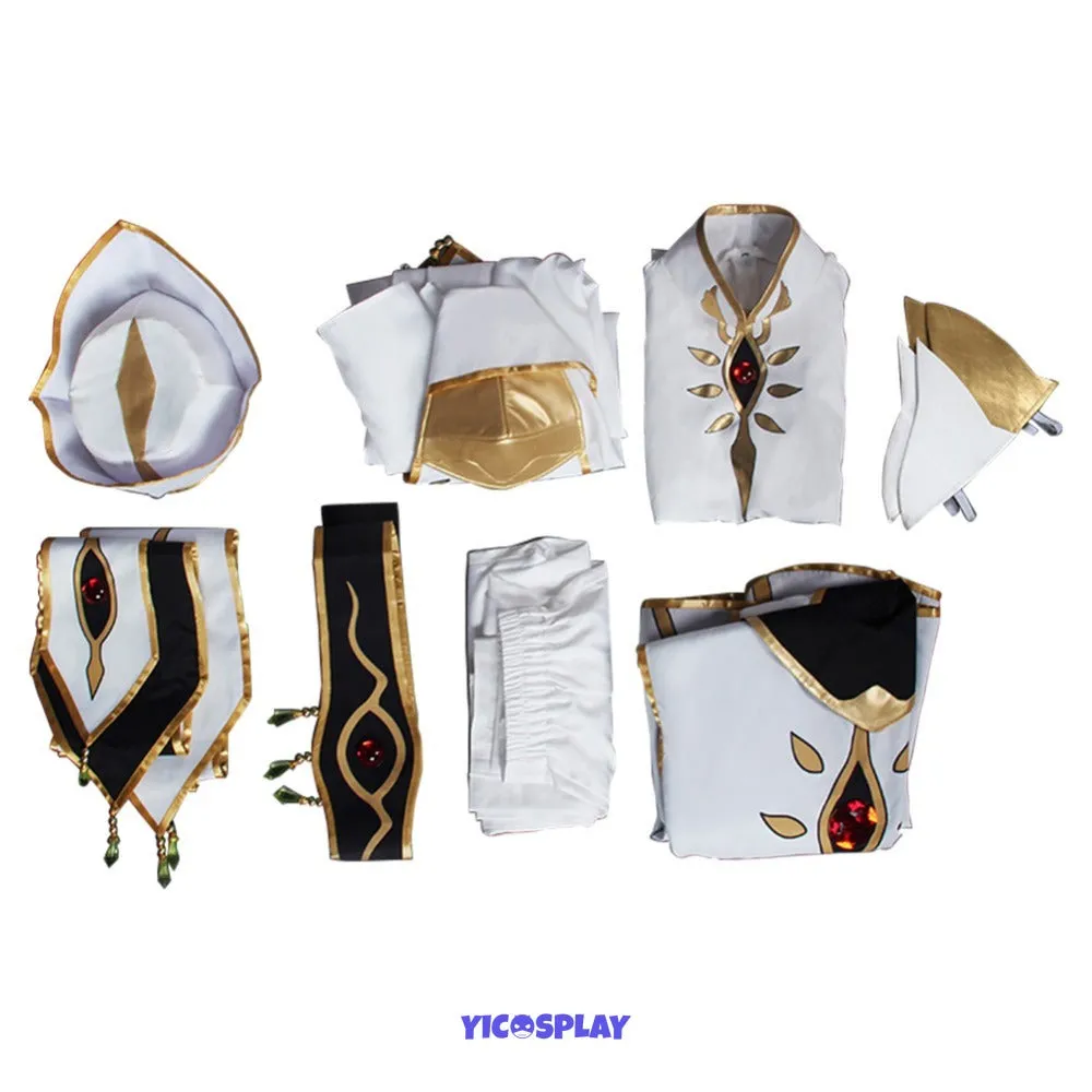 Lelouch Lamperouge White Cosplay Costume
