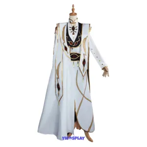 Lelouch Lamperouge White Cosplay Costume