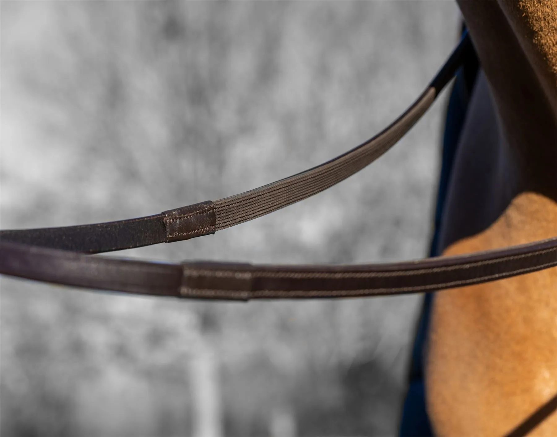 LeMieux Rubber Half lined Reins