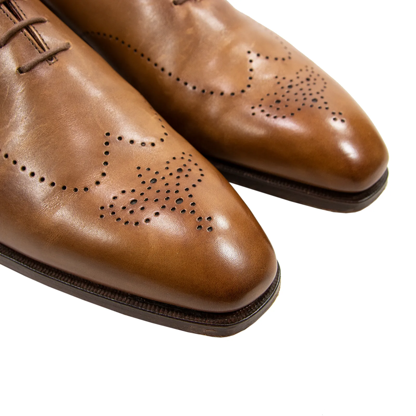LNIB Crockett & Jones Grenville Antique Calf Leather Oxford Shoes 9.5EU/10.5US