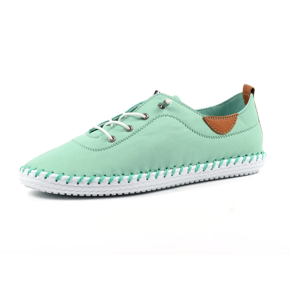 Lunar St Ives Mint Plimsoll