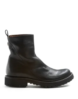 M-EVI Black Leather Boots