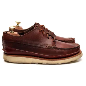 'Maine Guide' Brown Grain Leather Derby UK 7.5 US 8.5 E