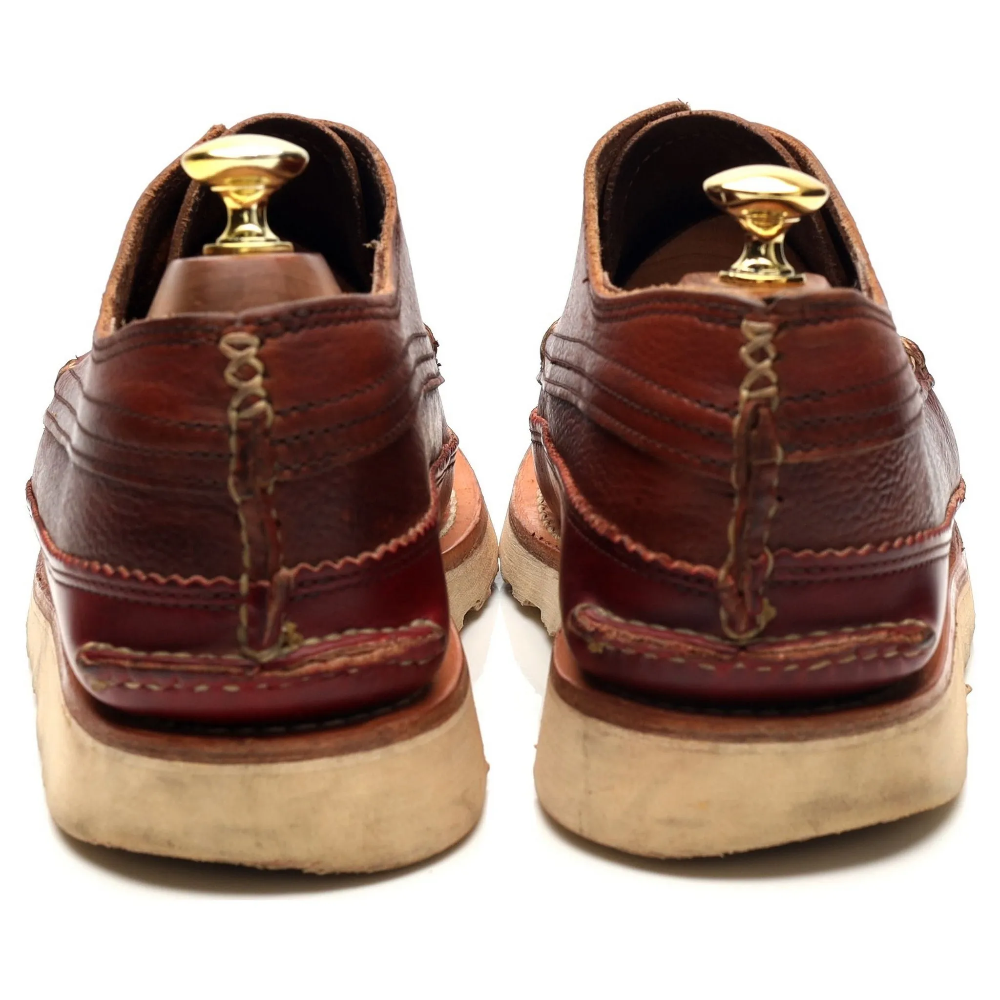 'Maine Guide' Brown Grain Leather Derby UK 7.5 US 8.5 E