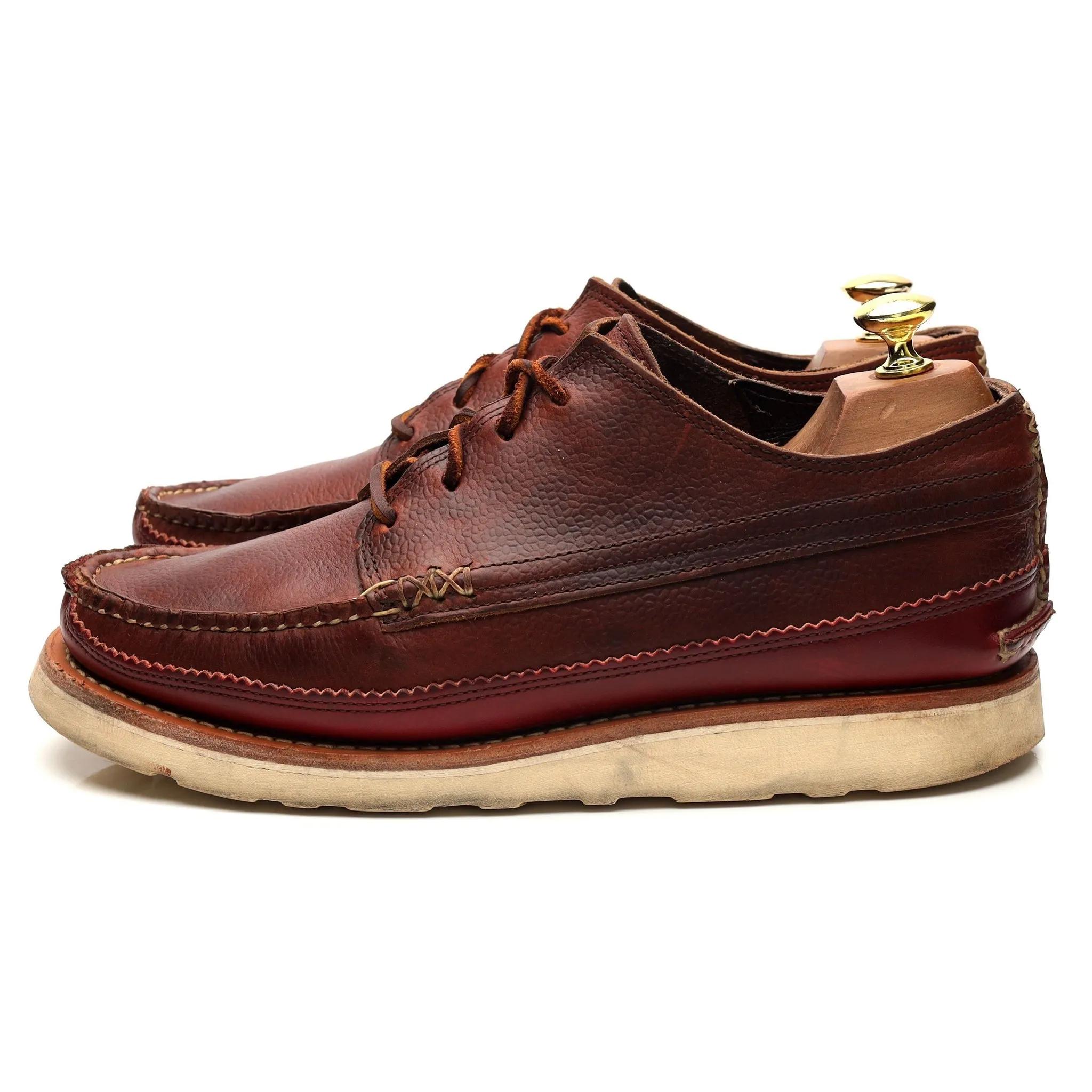 'Maine Guide' Brown Grain Leather Derby UK 7.5 US 8.5 E