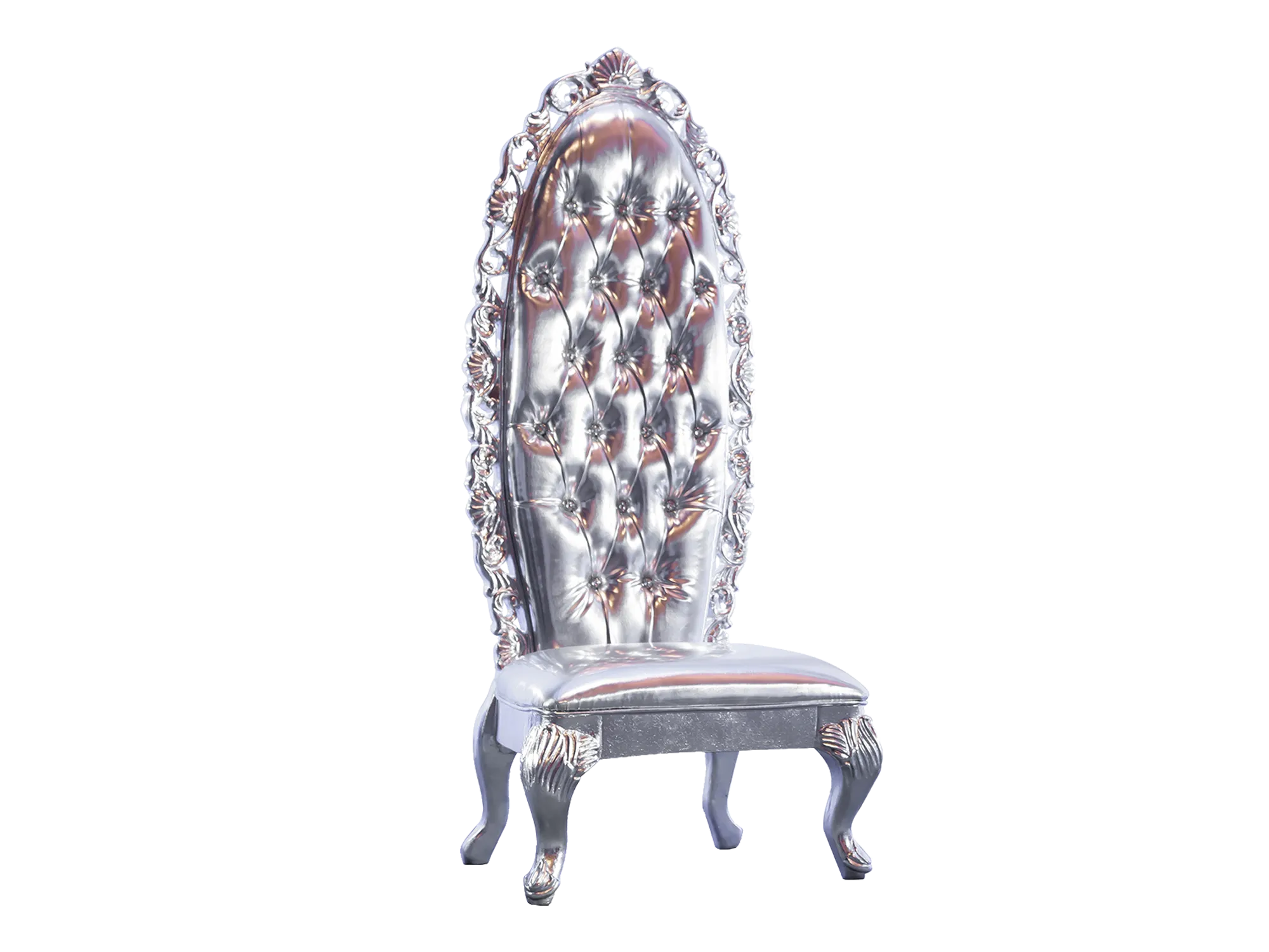 MALDIVES THRONE CHAIR - PLATINUM