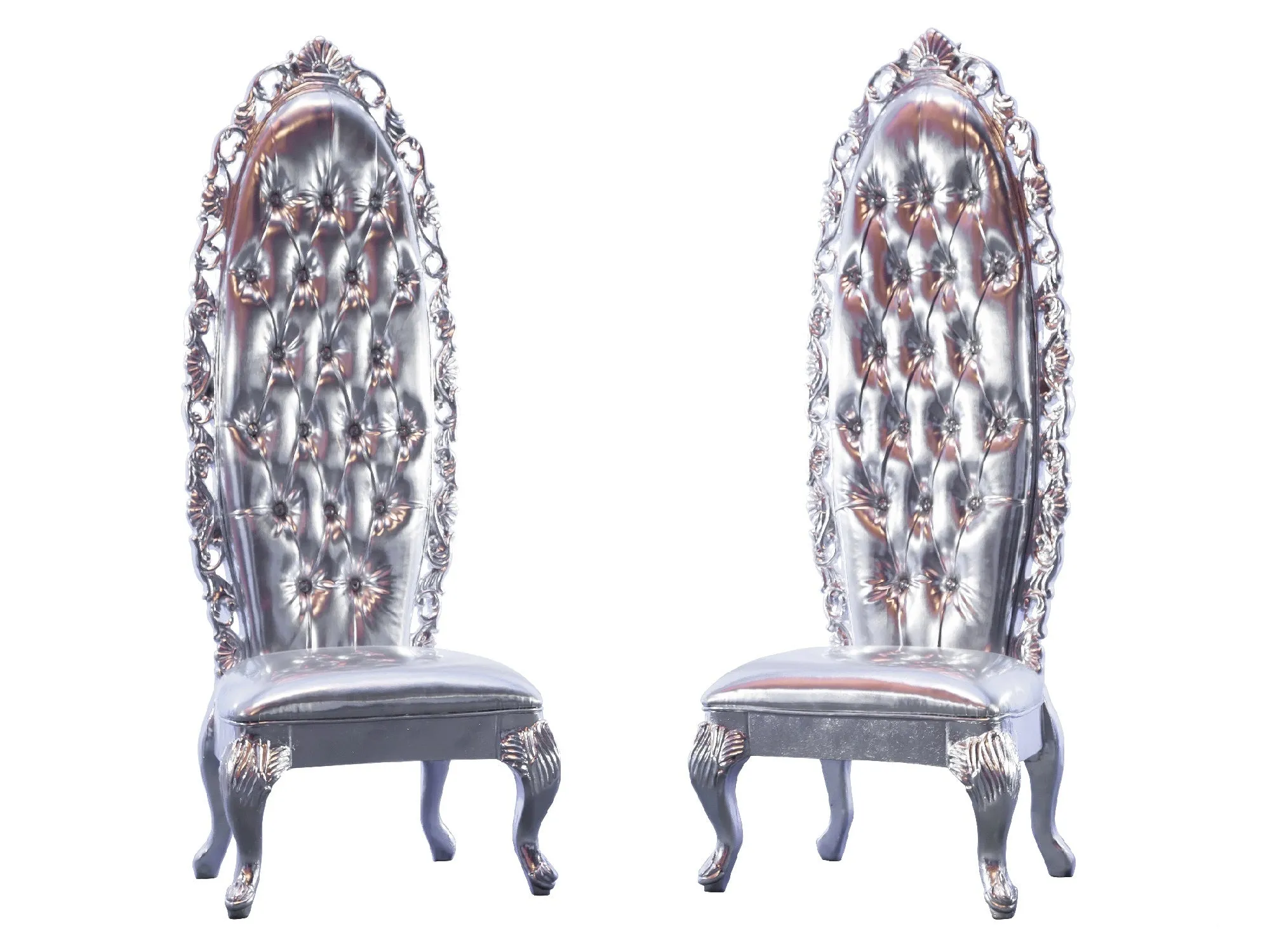 MALDIVES THRONE CHAIR - PLATINUM