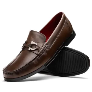 Marco Di Milano Atrani in Brown Calf Leather Loafers