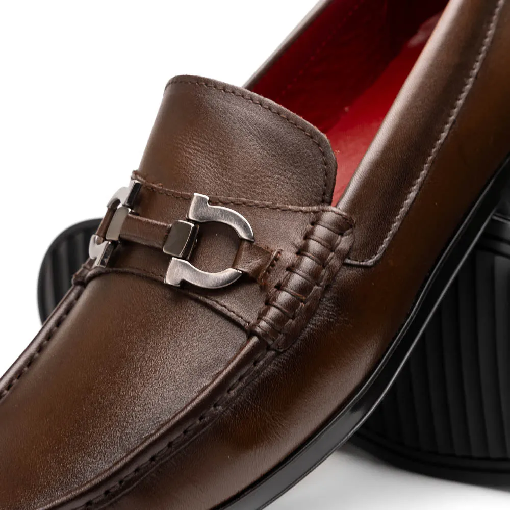 Marco Di Milano Atrani in Brown Calf Leather Loafers