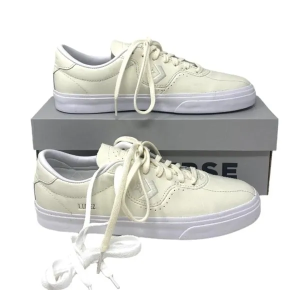 💖MEGA SALE💖Converse Louie Lopez Pro Low Top White Women Leather Shoes 170500C