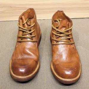 Mens Ankle Boots Soft Calf Real Leather Winter Boots