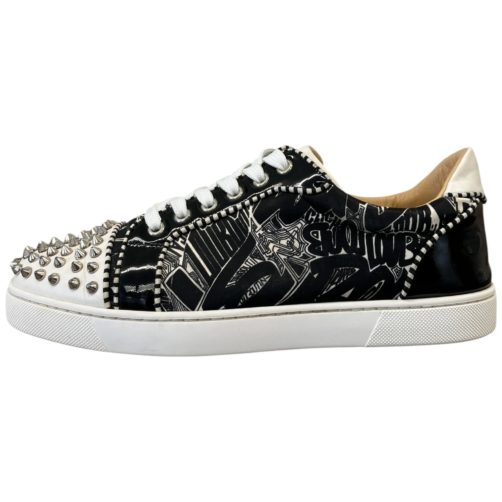 Men's Vieira 2 Flat Low Trainers Black Size EU 41 / UK 7