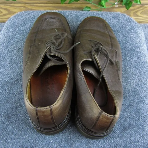 Mephisto Men Derby Oxfords Shoes‎ Brown Leather Lace Up Size 9.5 Medium