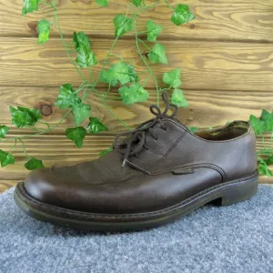 Mephisto Men Derby Oxfords Shoes‎ Brown Leather Lace Up Size 9.5 Medium
