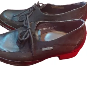 Mephisto Mobils Air Relax Leather Shoes Women 6.5US/5EUR Black Oxfords Lace EUC!