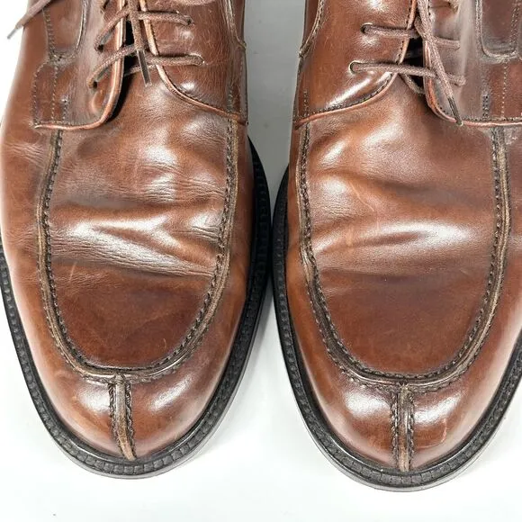 Mezlan Shoes Brown Leather Men’s Size 10.5 Dress Lace Cordoba Made In Spain