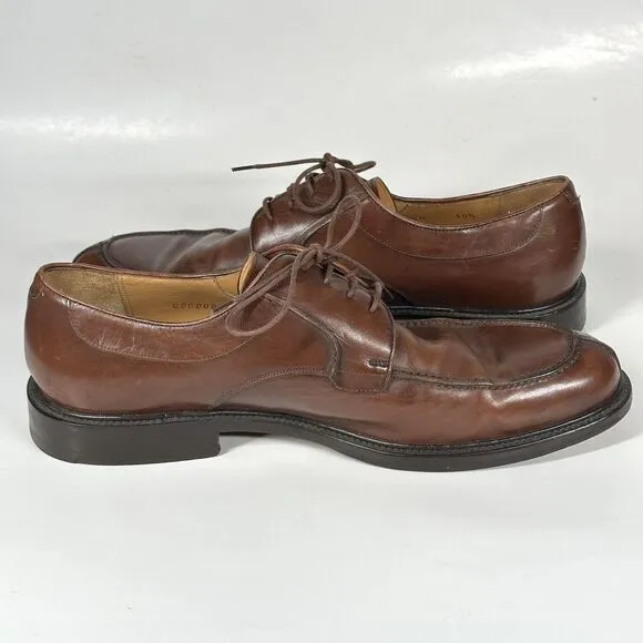 Mezlan Shoes Brown Leather Men’s Size 10.5 Dress Lace Cordoba Made In Spain