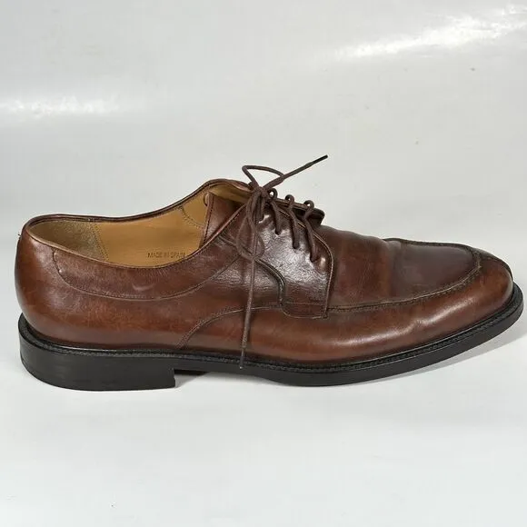 Mezlan Shoes Brown Leather Men’s Size 10.5 Dress Lace Cordoba Made In Spain