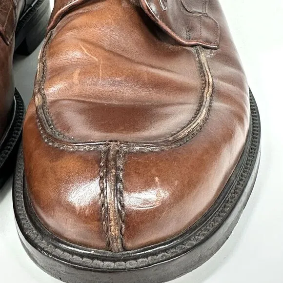 Mezlan Shoes Brown Leather Men’s Size 10.5 Dress Lace Cordoba Made In Spain