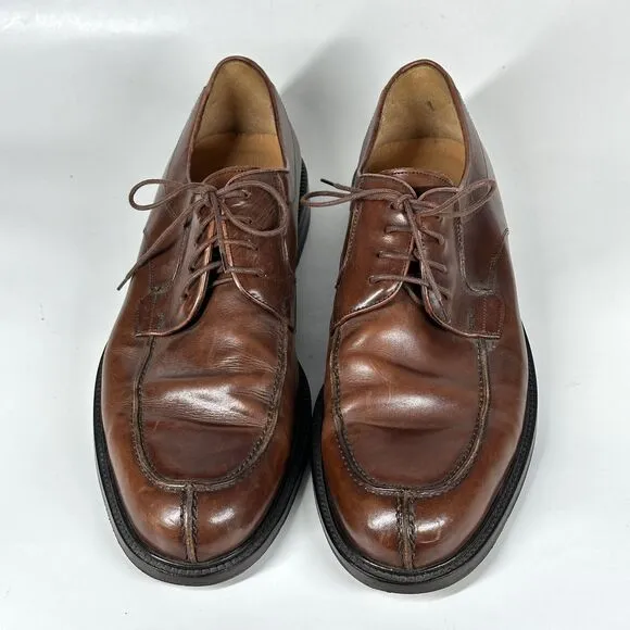 Mezlan Shoes Brown Leather Men’s Size 10.5 Dress Lace Cordoba Made In Spain