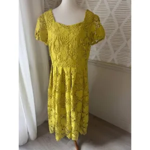 Mia Eliza Women’s XL Phoebe Lace Puff Sleeve Midi Dress