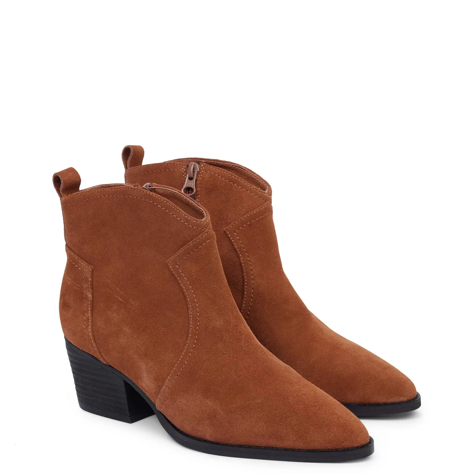 Miley Boot | Tan Suede