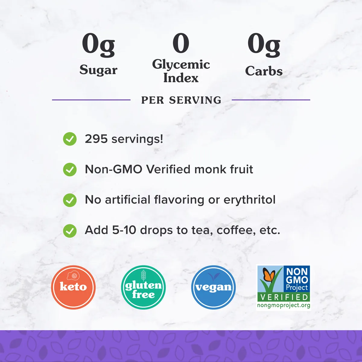 Monk Fruit Sweetener 2 oz