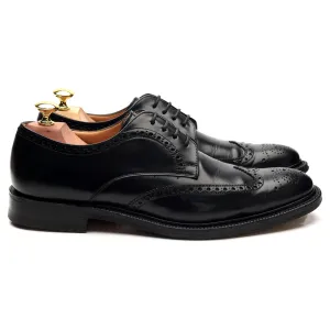 'Munich' Black Leather Oxford Brogue UK 7 F