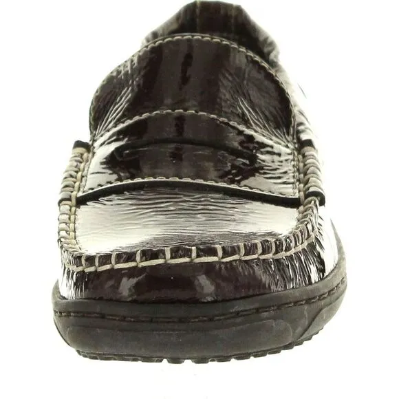 Naturino Polo Brown Patent ChildG flats-shoes 37 NEW
