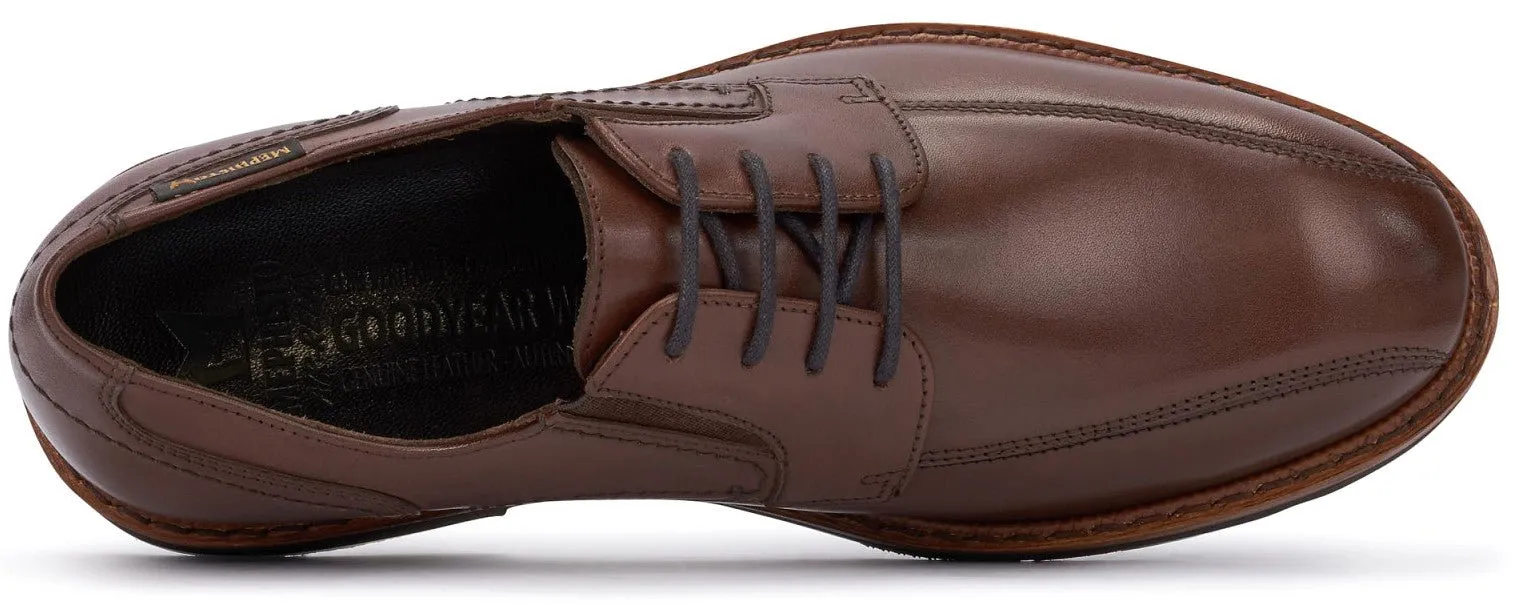 'Nelson' men's goodyear handmade lace-up shoe - Brown
