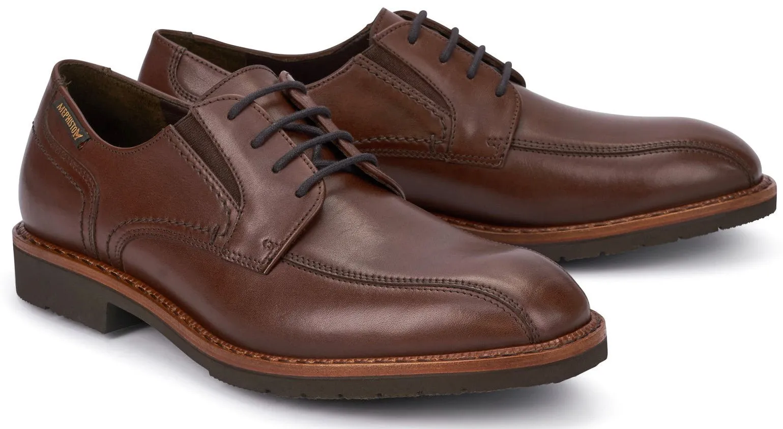 'Nelson' men's goodyear handmade lace-up shoe - Brown