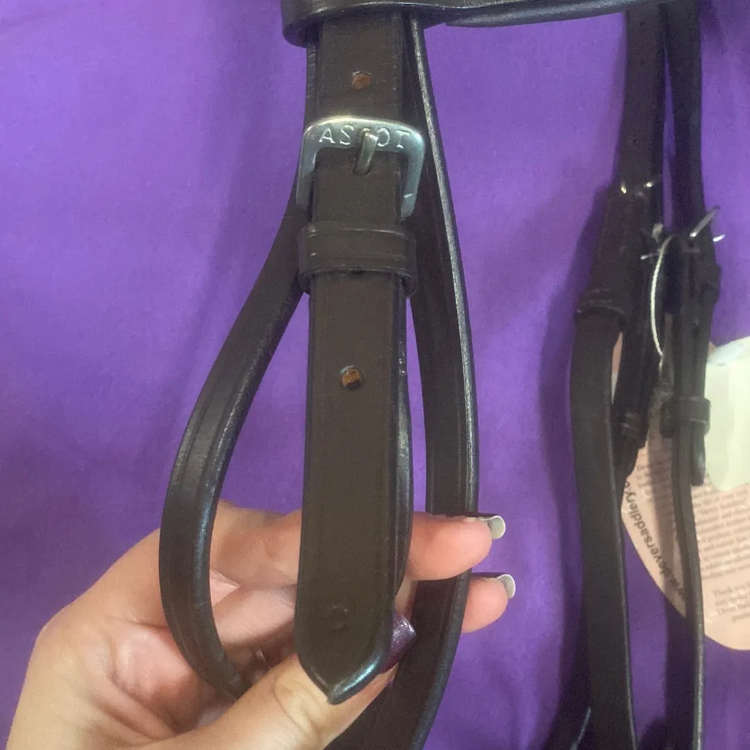 New ascot brown leather bridle cob size FREE POSTAGE❤️